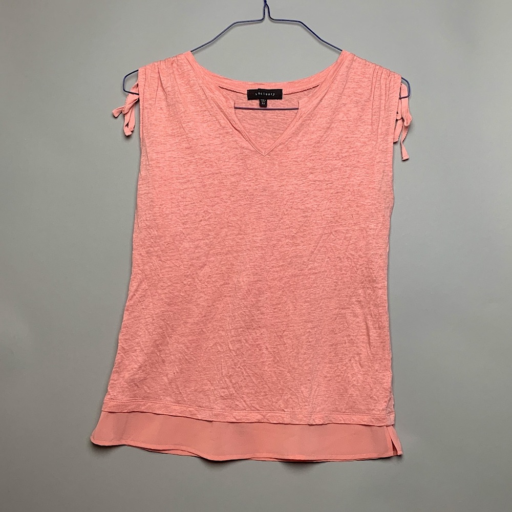 Sanctuary Pink Sleeveless Tee